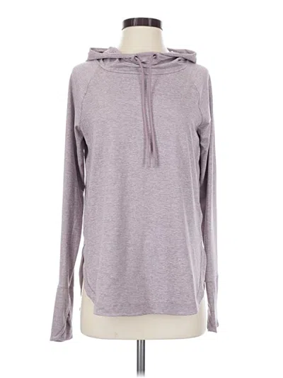 Pre-owned Athleta Pullover Hoodie In Gray