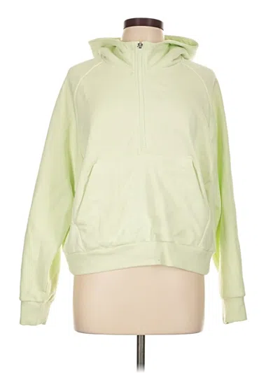 Pre-owned Athleta Pullover Hoodie In Green
