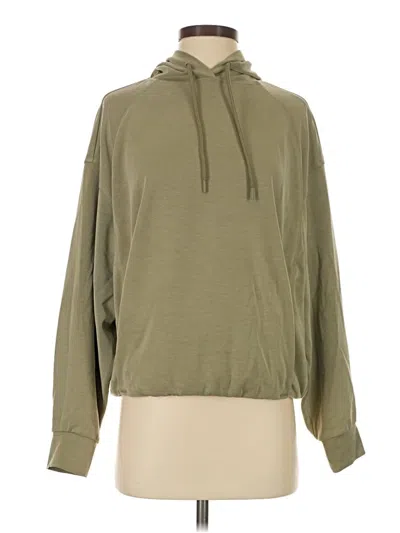 Pre-owned Athleta Pullover Hoodie In Green