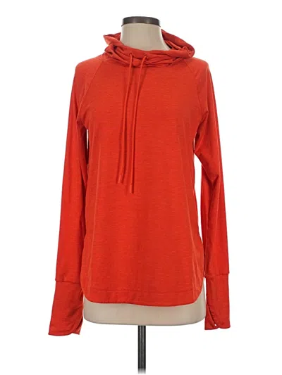 Pre-owned Athleta Pullover Hoodie In Orange