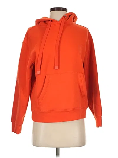 Pre-owned Athleta Pullover Hoodie In Orange
