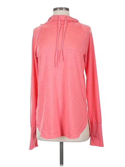 Pre-owned Athleta Pullover Hoodie In Pink