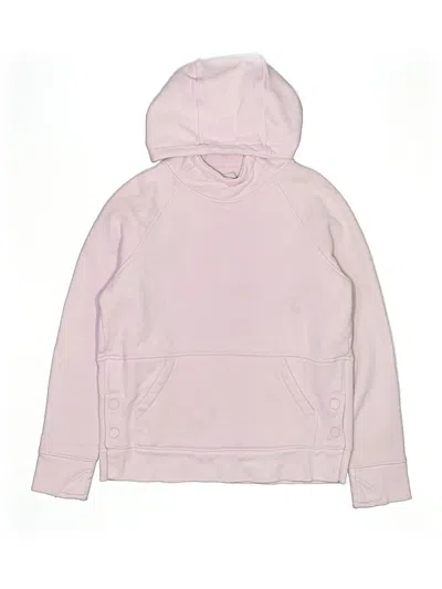 Pre-owned Athleta Kids' Pullover Hoodie In Pink