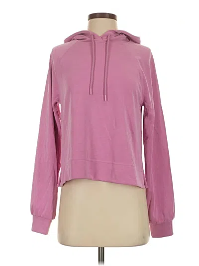 Pre-owned Athleta Pullover Hoodie In Pink