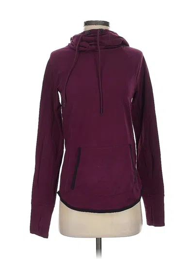 Pre-owned Athleta Pullover Hoodie In Purple