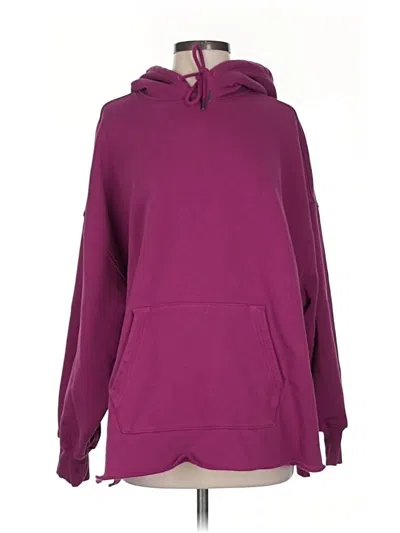 Pre-owned Athleta Pullover Hoodie In Purple