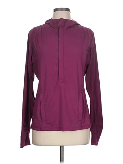 Pre-owned Athleta Pullover Hoodie In Purple
