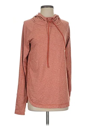 Pre-owned Athleta Pullover Hoodie In Red