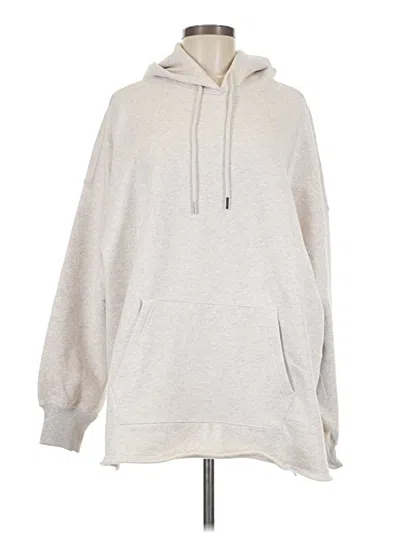 Athleta Pullover Hoodie In Silver