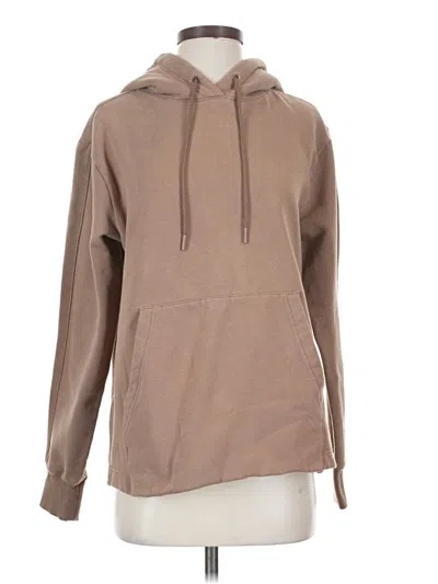 Pre-owned Athleta Pullover Hoodie In Tan