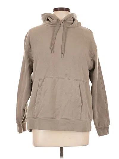 Pre-owned Athleta Pullover Hoodie In Tan