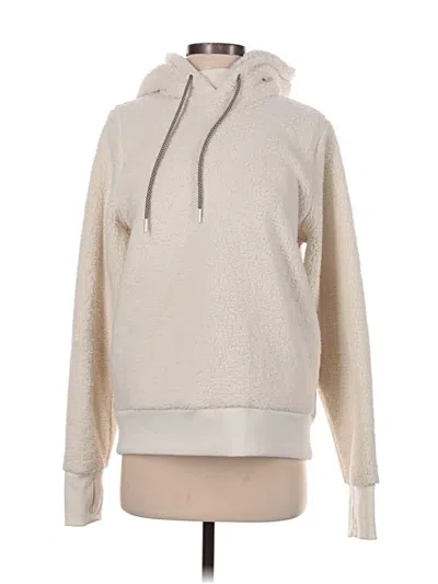 Pre-owned Athleta Pullover Hoodie In Tan