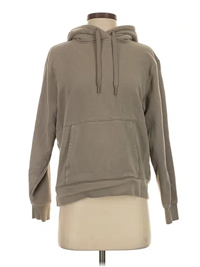 Pre-owned Athleta Pullover Hoodie In Tan