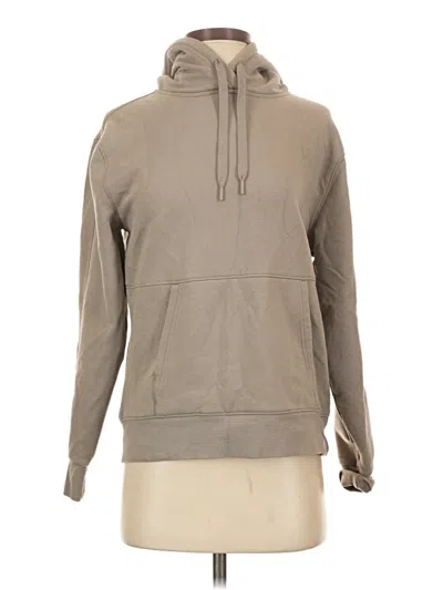 Pre-owned Athleta Pullover Hoodie In Tan