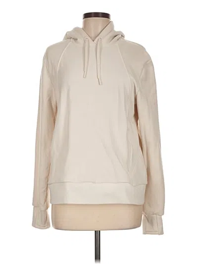 Pre-owned Athleta Pullover Hoodie In Tan