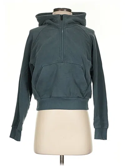 Pre-owned Athleta Pullover Hoodie In Teal