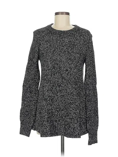 Pre-owned Athleta Pullover Sweater In Black