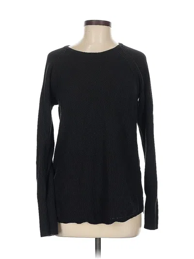 Pre-owned Athleta Pullover Sweater In Black
