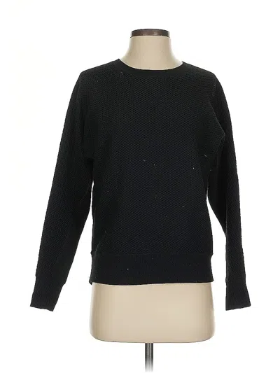 Pre-owned Athleta Pullover Sweater In Black