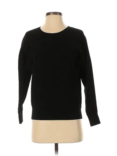 Pre-owned Athleta Pullover Sweater In Black