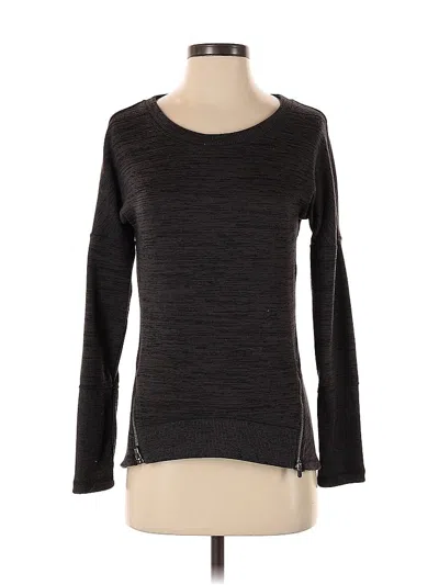 Pre-owned Athleta Pullover Sweater In Black