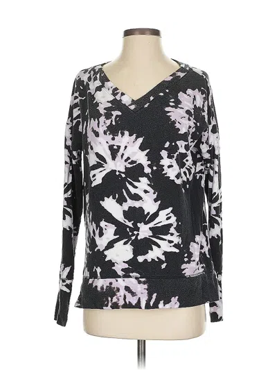 Pre-owned Athleta Pullover Sweater In Black