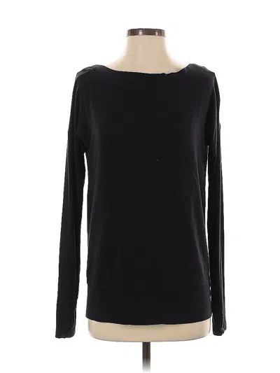 Pre-owned Athleta Pullover Sweater In Black