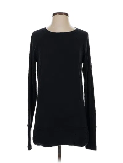 Pre-owned Athleta Pullover Sweater In Black