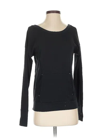 Pre-owned Athleta Pullover Sweater In Black