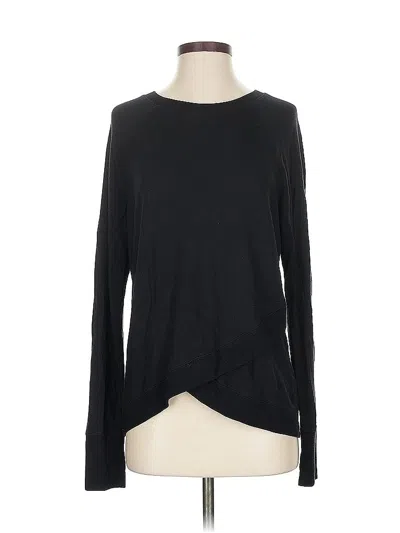 Pre-owned Athleta Pullover Sweater In Black