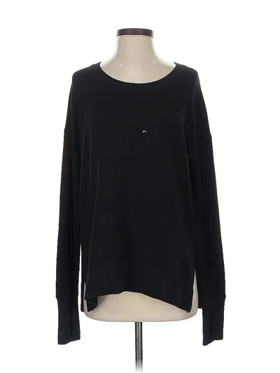 Pre-owned Athleta Pullover Sweater In Black