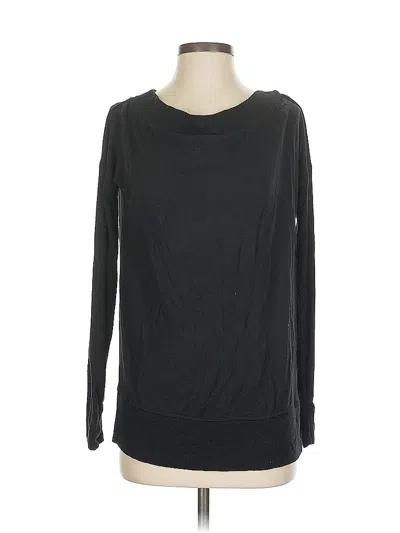 Pre-owned Athleta Pullover Sweater In Black