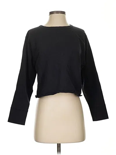 Pre-owned Athleta Pullover Sweater In Black