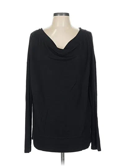 Pre-owned Athleta Pullover Sweater In Black