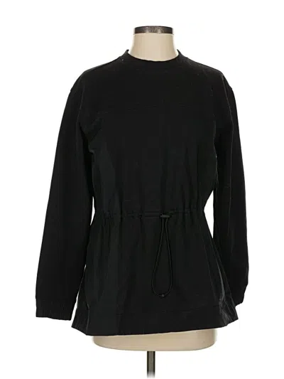 Pre-owned Athleta Pullover Sweater In Black