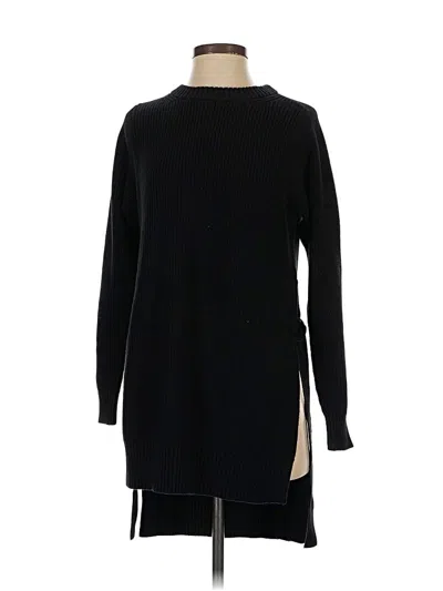 Pre-owned Athleta Pullover Sweater In Black