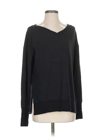 Pre-owned Athleta Pullover Sweater In Black