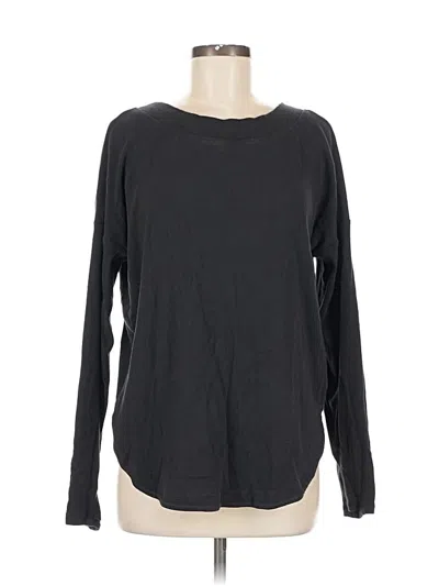 Pre-owned Athleta Pullover Sweater In Black