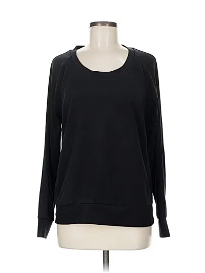 Pre-owned Athleta Pullover Sweater In Black