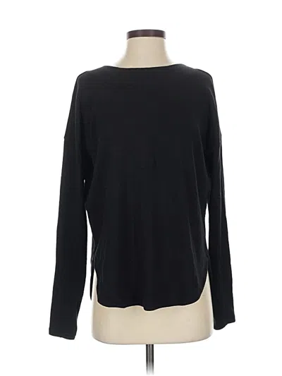 Pre-owned Athleta Pullover Sweater In Black