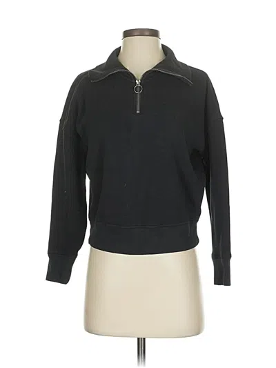 Pre-owned Athleta Pullover Sweater In Black