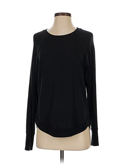 Pre-owned Athleta Pullover Sweater In Black