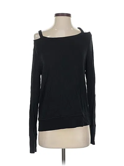 Pre-owned Athleta Pullover Sweater In Black