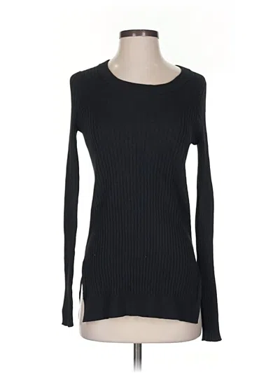 Pre-owned Athleta Pullover Sweater In Black