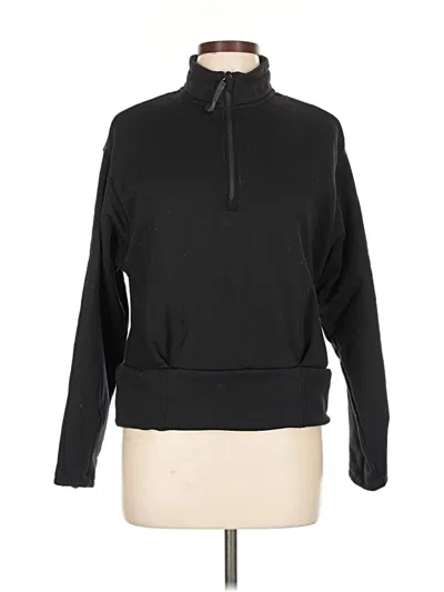 Pre-owned Athleta Pullover Sweater In Black