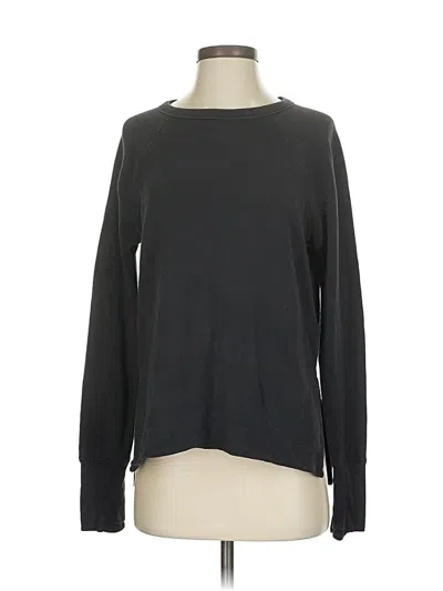 Pre-owned Athleta Pullover Sweater In Black