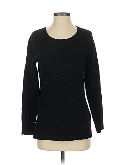Pre-owned Athleta Pullover Sweater In Black