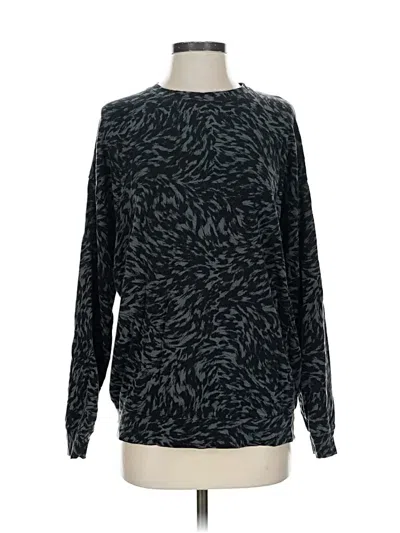 Pre-owned Athleta Pullover Sweater In Black