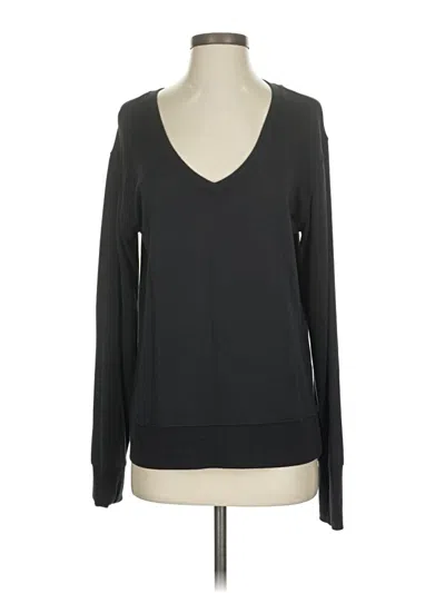 Pre-owned Athleta Pullover Sweater In Black