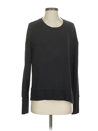 Pre-owned Athleta Pullover Sweater In Black